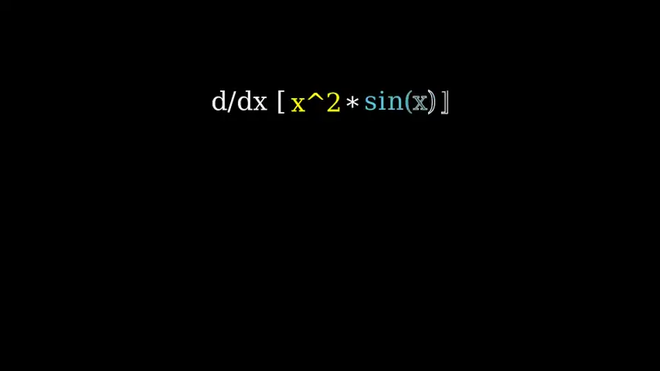 A product rule lesson step visualized